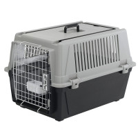 Ferplast Transportbox Atlas 40 - Hundetransportbox - 68x49x45.5 cm Grau 40