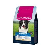 Eukanuba Mature Trockenfutter für reife mittlere Hunde mit frischem Huhn 3kg