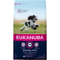15 kg Eukanuba Puppy Medium Huhn 