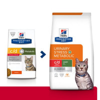 3 kg Hill's Prescription Diet c/d Urinary Stress + Metabolic Katzenfutter trocken