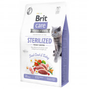 Brit Sterilized Weight Control Ente&Truthahn - Katzenfutter - 2 kg