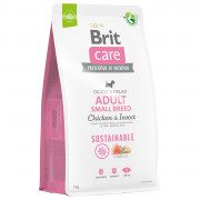 Brit Care Dog Sustainable Adult Small Breed Huhn - Hundefutter - 7 kg
