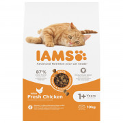 10kg Iams Katze Adult mit Huhn