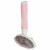 Zolux Anah Cat Retro Slicker-Bürste - Katzenfellbürste - 5.5x10.2x18 cm Rosa Weiß Für Katze. Mittleres Und Langes Fell M
