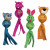 Kong Wubba Ballistic Friend Assorti - Hundespielzeug - Klein