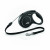 Flexi Roll-Leine Classic Seil M Schwarz - Hundeleine - 5 m