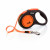 Flexi Rollleine New Neon Tape S 5 m - Hundeleine - Schwarz&Orange