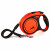 Flexi Rollleine Xtreme Tape - Hundeleine - 5 m Orange Schwarz Für Hunde Bis 65 kg L