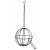 Trixie Futterball Metall Schwarz - Raufe - 12 cm
