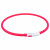 Trixie Usb Flash Leuchtendes Band 70 cm - Hundesicherheitslicht - Rot