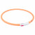 Trixie Usb Flash Leuchtendes Band Silikon - Hundesicherheitslicht - 70 cm Orange Xs-Xl