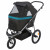Trixie Buggy - Hundebuggy - 60x112x120 cm Schwarz Petrol