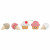 Trixie Catnip Spielzeug Eis und Cupcake - Katzenspielzeug - 7 cm
