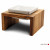 Wolters Foodstation Meshidai Teak&Weiß - Hundenapf - 18.5x18.5x10 cm