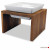 Wolters Foodstation Meshidai Teak&Weiß - Hundenapf - 30x30x20 cm
