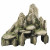 Aqua Della Dekor Stein Schiefer - Aquarium - Ornament - 25,5x15,5x20 cm Grün