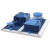 Trixie Dog Activity Poker Box 2 Strategiespiel - Hundespielzeug - 31x31 cm Dunkelblau Weiß Hellblau 1 Stück Level 3