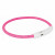 Trixie Usb Flash Leuchtendes Band Ø 7 Mm Rosa - Hundesicherheitslicht - Xs-S