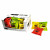 Little Friends Popcorn Mix - Nagetierfutter - Apfel Banane Kirschen 18 g Grün Gelb Rot