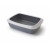 Savic Katzentoilette mit Rand Iriz - Katzenklo - 42x31x12,5 cm
