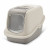 Savic Katzentoilette Nestor Happy Planet 56X39X38.5 cm - Katzenklo - Mokka&Granit&Grau