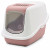 Savic Katzentoilette Nestor Earth 56 x 39 x 38.5 cm - Katzenklo - Rosa&Weiß