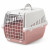 Savic Trotter 1 Ashrose - Katzen Transportbox - Hellgrau Rosa