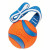 Chuckit Ultra Tug Orange&Blau - Hundespielzeug - M