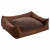 Maxxnobel Orthopädisches Sofa Lederoptik/Teddy Cognac - Hundesofa - Large
