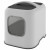 Rotho Mypet Katzenklo Biala 51 x 39.5 x 44.3 cm - Katzentoilette - Weiß&Anthrazit