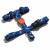 Zee.Dog Atlanta H-Geschirr Mehrfarbig - Hundegeschirr - Xs