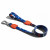 Zee.Dog Atlanta Leine Mehrfarbig - Hundeleine - 120x2,0 cm