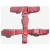 Zee.Dog Neopro Bubblegum H-Geschirr Rosa - Hundegeschirr - M