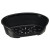 Ferplast Hundebett Plastik Deluxe Schwarz - Hundekorb - 61.5x45x21.5 cm