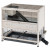 Ferplast Kaninchenstall Cottage - Tierunterkunft - 108x59x102,5 cm Weiß gewaschen
