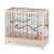 Ferplast Vogelkäfig Giulietta 5 - Vogelunterkünfte - 69x34.5x58 cm Weiß gewaschen Holz
