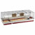 Ferplast Kaninchenkäfig Krolik 160 - Tierunterkunft - 162x60x50 cm Grau Rot