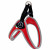 Tre Ponti Fibbia Basic Geschirr Rot&Reflexion - Hundegeschirr - 28 - 37 cm Bis 3 kg
