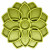Sodapup Mandala Etray Feeder - Hundenapf - Ø20 cm Grün