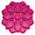 Sodapup Mandala Etray Feeder - Hundenapf - Ø20 cm Rosa