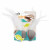 All For Paws Spielzeug Ball Mit Federn - Katzenspielzeug - 16x5x4.5 cm Sortiert