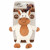 All For Paws Cuddle Paunchy - Hundespielzeug - 30x24.5x8.5 cm Mehrfarbig