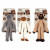 All For Paws Lambswool Cuddle Ropey Floppers - Hundespielzeug - 43x16x6.5 cm Mehrfarbig