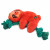 All For Paws Safari Rope Cuddle Sloth - Hundespielzeug - 31 cm Orange