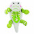 All For Paws Little Buddy Comforting Gator - Hundespielzeug - 40x25x4 cm Grün