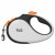 Tug Tug 360° Rollleine - Hundeleine - 5 m Weiß Orange Bis < 16 kg S