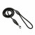 Adori Führleine Nylon Rund Schwarz - Hundeleine - 130X0.8 cm