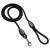 Adori Führleine Nylon Rund Schwarz - Hundeleine - 200X0.8 cm
