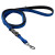 Adori Trainingsleine Nylon Soft Blau&Schwarz - Hundeleine - 200X2,0 cm