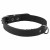 Adori Halsband Fettleder Mit Print Schwarz - Hundehalsband - 40x1.6 cm
